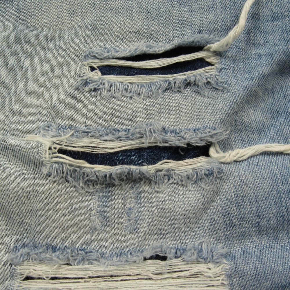 Southpole Shorts Men 48x12 Distressed Jean Blue Baggy Hip Hop Skate Jorts Faded - Picture 12 of 12